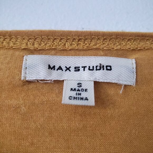 Max Studio Yellow Blouse S - Picture 4 of 5